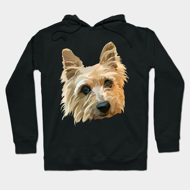 Yorkie doodle Hoodie by Poohdlesdoodles